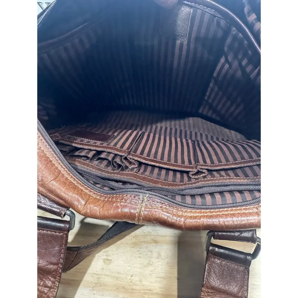 Vintage Jack George's leather messenger bag